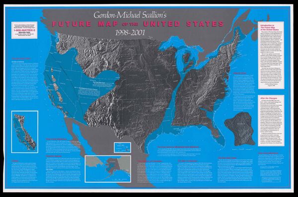 Gordon-Michael Scallion's Future Map of the United States.