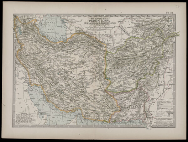 Persia (Iran), Afghanistan and Baluchistan