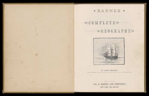 Barnes' Complete Geography [title page]