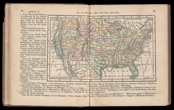 No. 3. - Map of the United States