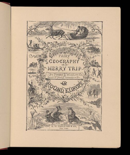 The Children's Fairy Geography or a Merry Trip Round Europe. [title page]