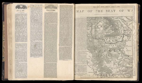 The Hour / The Daily News / Map of the Seat of War
