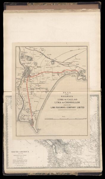 Plan of the Railways Lima to Callao, Lima to Chorillos