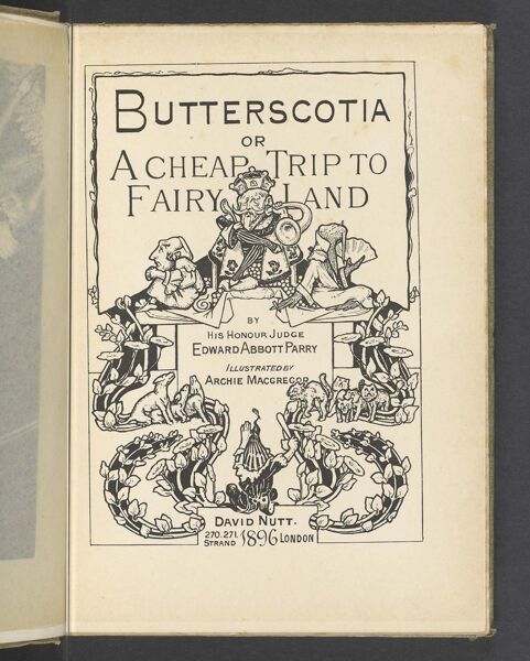 Butter-Scotia, or, A cheap Trip to Fairy Land [title page]