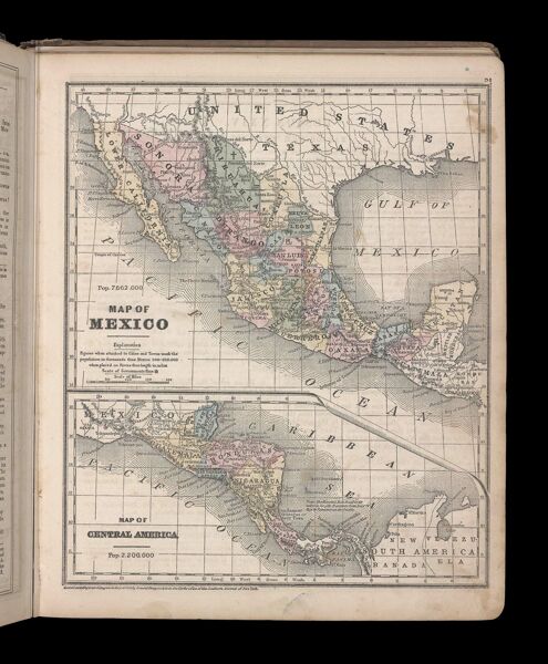 Map of Mexico / Map of Central America