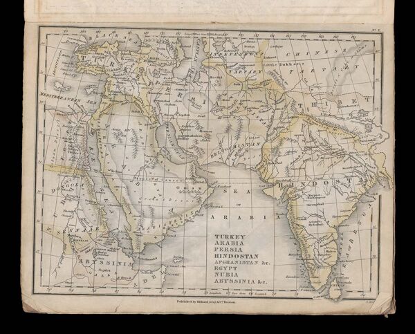 Turkey Arabia Persia Hindostan Afghanistan &c Egypt Nubia Abyssinia &c.
