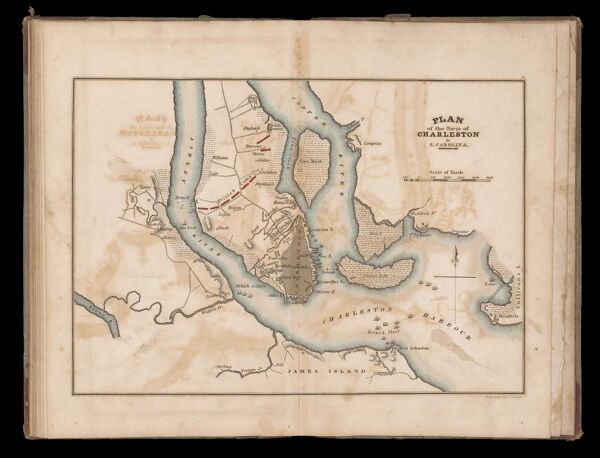 Plan of the siege of Charleston in S. Carolina