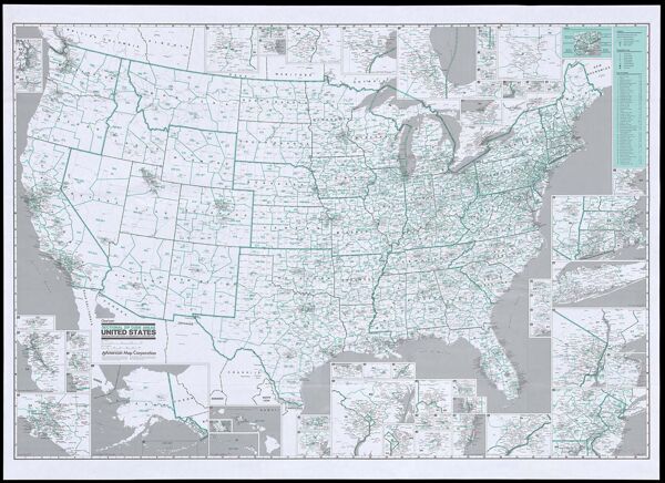 [Map from] The Original Cleartype United States Zipcode Atlas