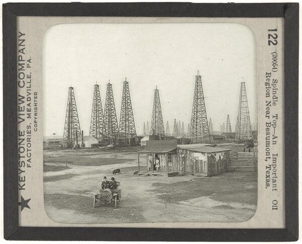 Spindle Top—An Important Oil Region Near Beaumont, Texas.