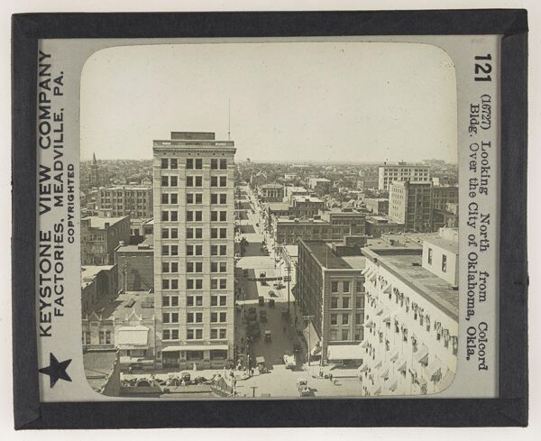 Looking North from Colcord Bldg. Over the City of Oklahoma, Okla.