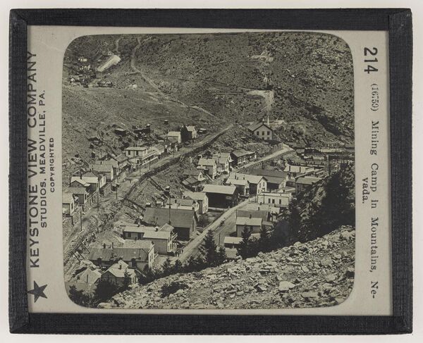 Mining Camp in Mountains, Nevada.