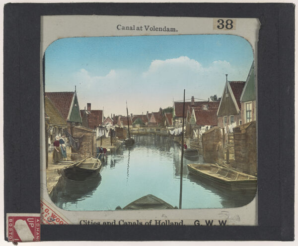 Canal at Volendam. Cities and Canals of Holland. G. W. W.