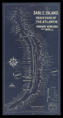 Sable Island graveyard of the Atlantic: known wrecks since 1800 A.D.