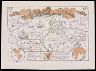 Map showing how smallpox spread