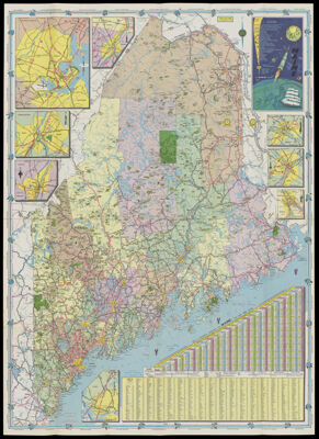 1961 highway map