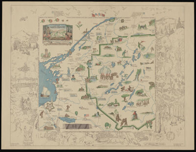 A Romance Map of the North Country