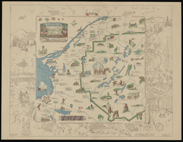 A Romance Map of the North Country
