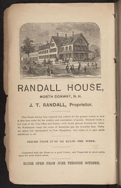 Randall House, North Conway, N.H.