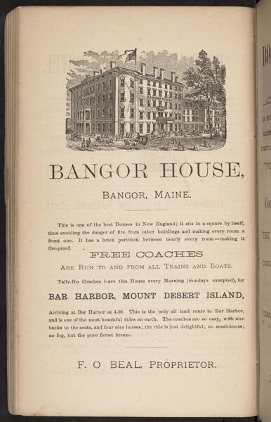 Bangor House, Bangor, Maine.