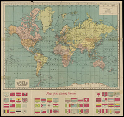 Map of the World on Mercator's Projection