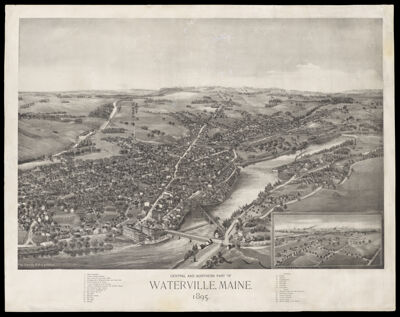 Central and Northern Part of Waterville, Maine