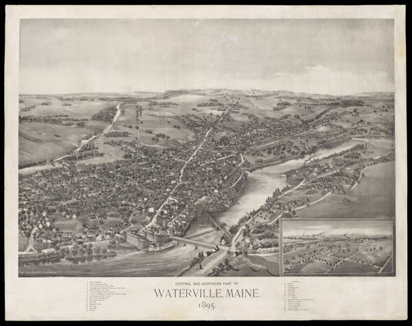 Central and Northern Part of Waterville, Maine