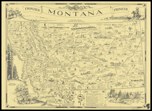 Montana : frontier, pioneer : a one page history dedicated to the Old Timers