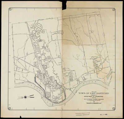 Map of the Town of East Hartford