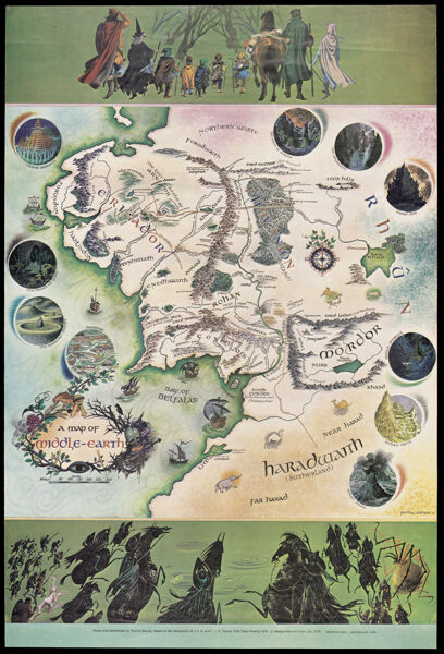 A Map of Middle-Earth