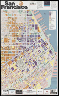 San Francisco : downtown commercial real estate map