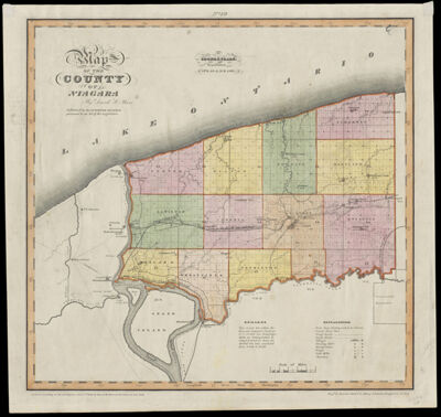 Map of the County of Niagara