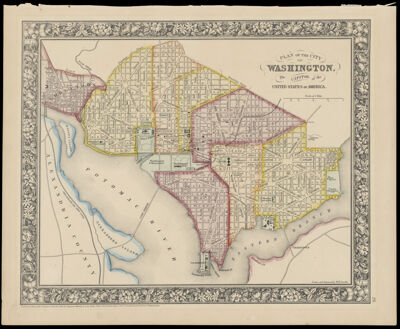 Plan of the city of Washington the Capitol of the United States of America