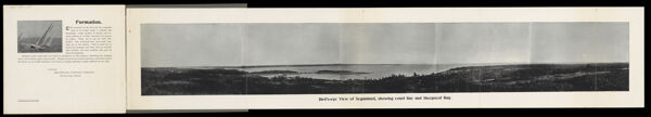 Bird's-eye View of Seguinland, showing coast line and Sheepscot Bay