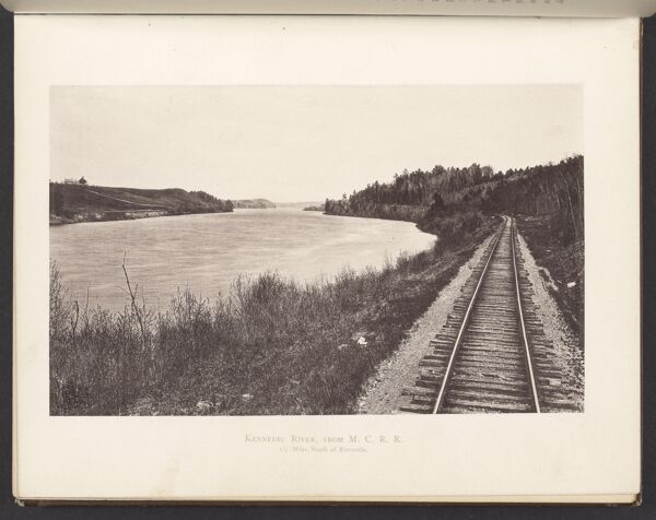 Kennebec River, From M. C. R. R. 1 1/2 Miles North of Riverside
