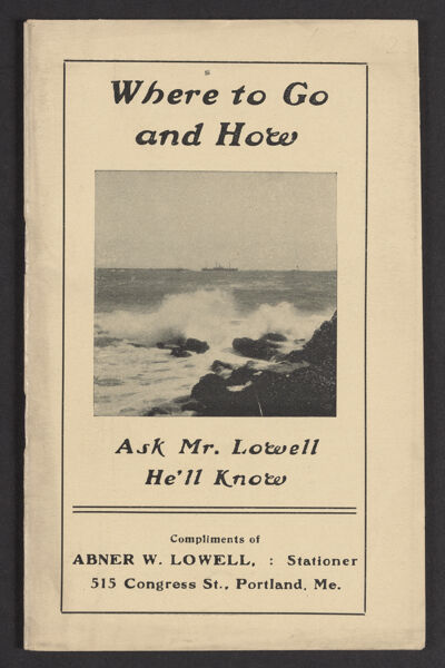 Where to Go and How, Ask Mr. Lowell He'll know