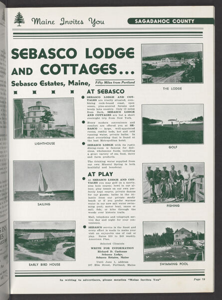 Sebago Lodge and Cottages...