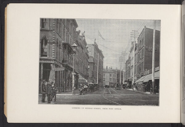 Looking Up Middle Street, from Post Office