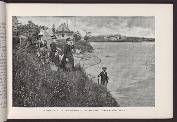 Harpswell, Maine, Reached Only by the Harpswell Steamboat Company Line