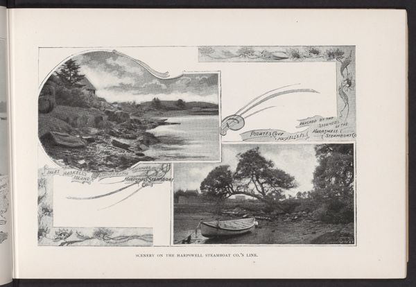 Scenery on the Harpswell Steamboat Co.'s Line.