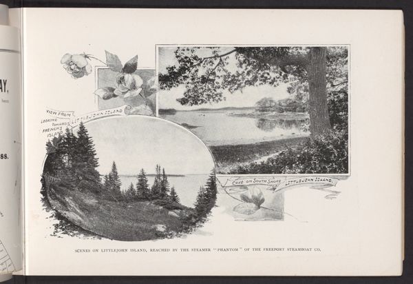 Scenes on Littlejohn Island, Reached by the Steamer 