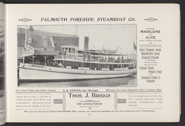 Falmouth Foreside Steamboat Co.