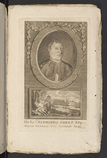 His Ex. Nathaniel Green Esq; -- Major General of the American Army