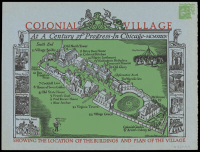 Colonial Village at a Century of Progress in Chicago MCMXXXIV