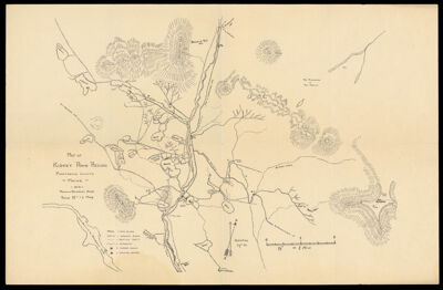 Map of Kidney Pond Region Piscataquis County, Maine