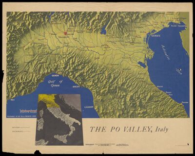 The Po Valley, Italy prepared in the R&A Branch, O.S.S.