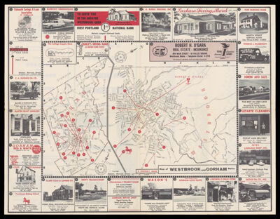 Map of Westbrook and Gorham, Maine : a shopper's guide