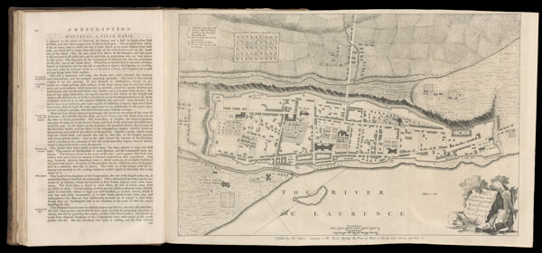 Plan of the Town and Fortifications of Montreal or Ville Marie in Canada