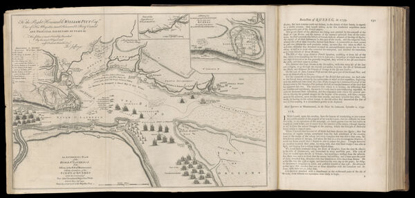 An Authentic Plan of the River St. Laurence from Sillery to the Fall of Montmorenci, with the Operations of the Siege of Quebec...
