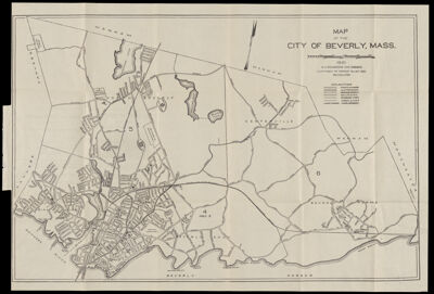 Map of the city of Beverly, Mass.