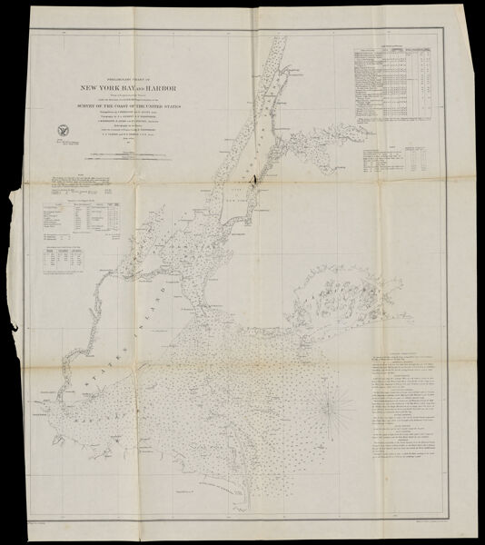 Preliminary chart of New York Bay and Harbor